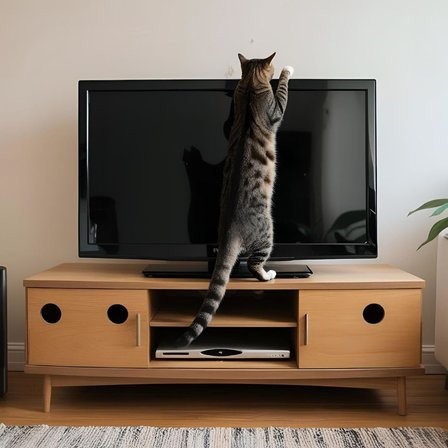 Tüm Tv'lere Uyumlu, Güvenlik Halkalı, Metal Aksamlı, Y Tipi Deprem Tv Güvenlik Kiti
