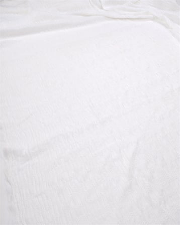Ekru Renkte Köpük Köpük Bürümcüklü Waffel Jarse Kumaş Elbiselik & Bluzluk 135x290cm