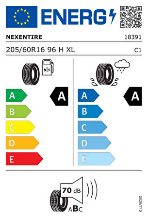 NEXEN 205/60R16 96H XL NFERA SU1 2022 ÜRETİM YAZ LASTİĞİ (A-A ETİKET)
