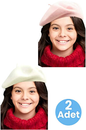 Uniquetrenders Kız Çocuk Fransız 2'li Ressam Bere