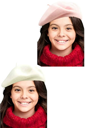 Uniquetrenders Kız Çocuk Fransız 2'li Ressam Bere