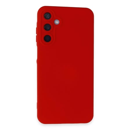 Samsung Galaxy A55 5G Kılıf Nano içi Kadife Silikon - Kırmızı