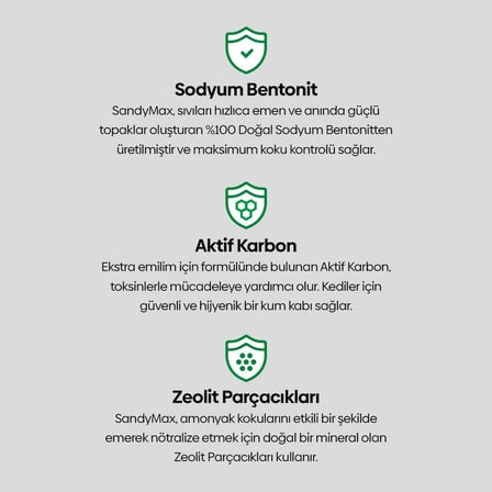 Max Super Premium Aktif Karbonlu Topaklanan Kokusuz Kedi Kumu 10Kg