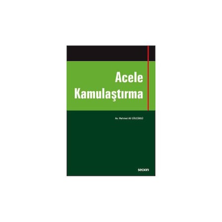 Acele Kamulaştırma Mehmet Ali Gölcüklü 2017/10