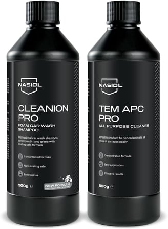 Cleanion Pro Şampuan ve Tem Apc Pro Araç içi Temizleyici Seti