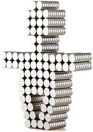 Dünya Magnet 25 Adet 6Mm X 2Mm Yuvarlak Güçlü Neodyum Mıknatıs Magnet(25'Li Paket)