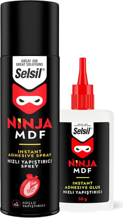 Selsil Mdf Aktivatörlü Hızlı Yapıştırıcı, 400 Ml