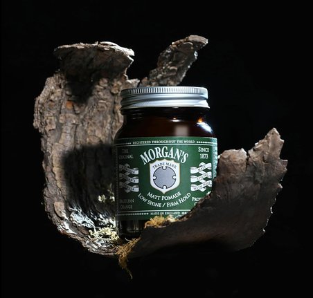 Morgan's Low Shine Matt Pomade -Sert Tutuş, Mat Saç Şekillendirici Pomad (GREEN LABEL) 100 gr