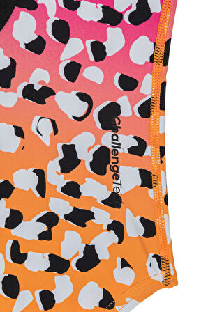 Slazenger Thin Strap Çocuk  Kırmızı / Siyah Mayo