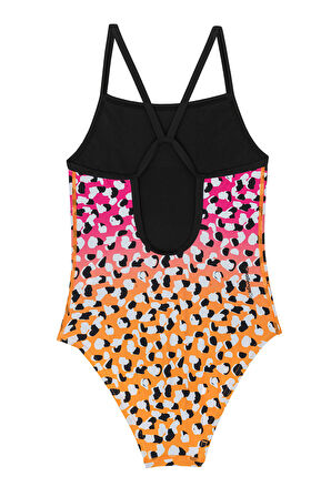 Slazenger Thin Strap Çocuk  Kırmızı / Siyah Mayo