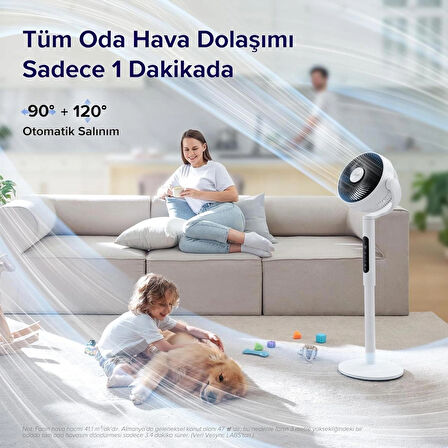 Sessiz Serinlik Ustası Akıllı Ayaklı Fan