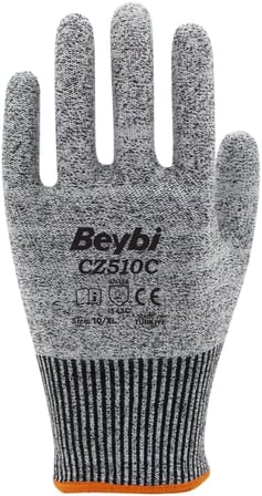 CZ510C Kaplamasız Kesilmeye Dirençli Eldiven 10/XL (Extra Large)