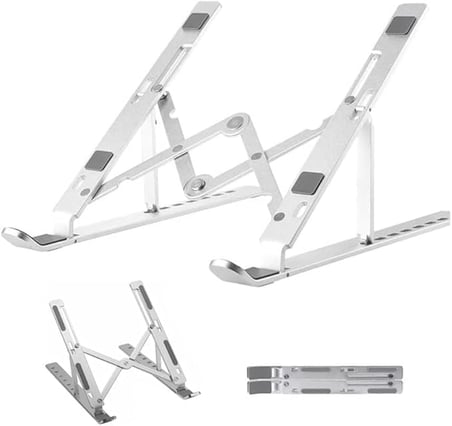 AL-10 Alüminyum Macbook Uyumlu 7 Kademeli Notebook Stand