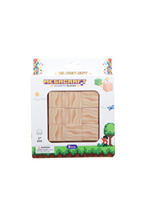 MEGACRAFT MANYETİK 9 PARÇA BLOK İTEM MC1409
