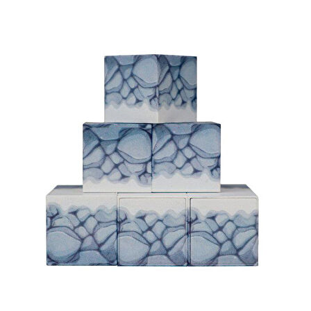 Megacraft Manyetik Bloklar Karlı Buz Desenli Blok 9 Parça MC1414