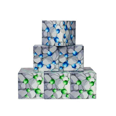 Megacraft Manyetik Bloklar Renkli Maden 9 Parça MC1413