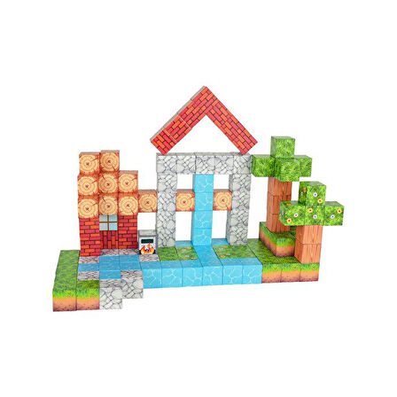 Megacraft Manyetik Bloklar Orman Temalı 119 Parça