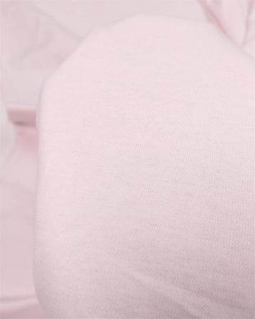 Uçuk Tatlı Pembe Renkte Yumuşacık Esnek İnterlok Örme Kumaş Hırkalık & Elbiselik 160x175cm