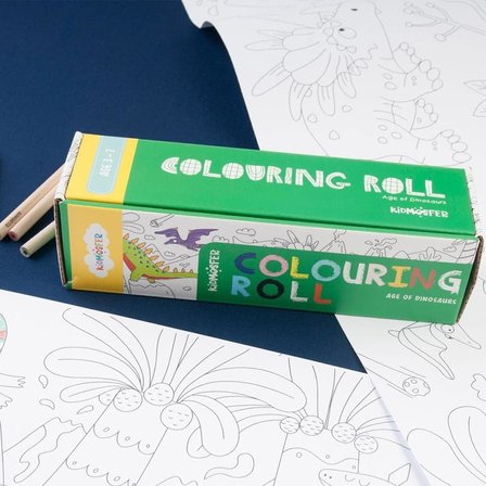 Boyama Rulosu - Dinozorlar Colouring Roll Age Of Dinosaurs