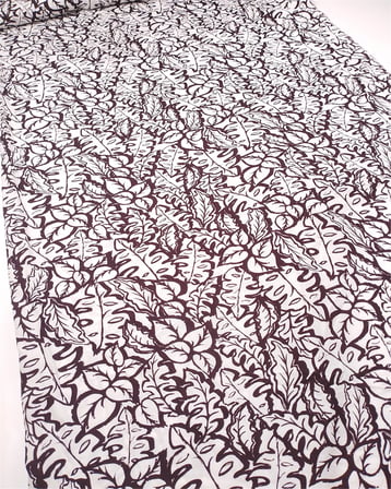 Beyaz Üzeri Kızıl Kahve Desenli İnce Dökümlü Yumuşak Viskon Vual Kumaş Gömleklik & Elbiselik 150x215cm