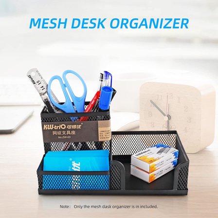 Örgü Masa Düzenleyici Ofis Malzemeleri Kalemlik ve Depolama Sepetleri için Masaüstü Organizatör Cetvel Konteyner Modern Ev İş Ticari Ofis Okul Dekoru Masa Organizasyonu