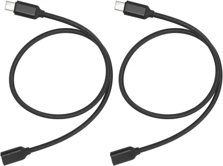 50cm Type-C Uzatma Kablosu – 60W Hızlı Şarj ve 3A Akım Destekli USB-C Erkek Dişi Kablo | 24Pin 56K Dirençli Dayanıklı | Laptop, Tablet ve Telefon ile Uyumlu (50cm) | ZR73