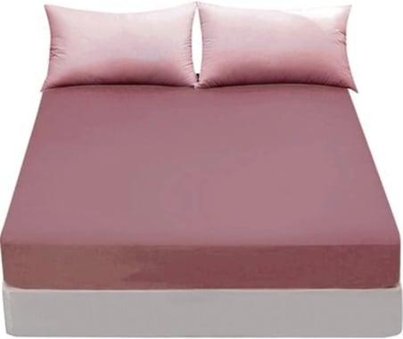 Tek Kişilik Lastikli Kumaş Çarşaf Kırmızı 100x200 cm, Sadece_Çarşaf