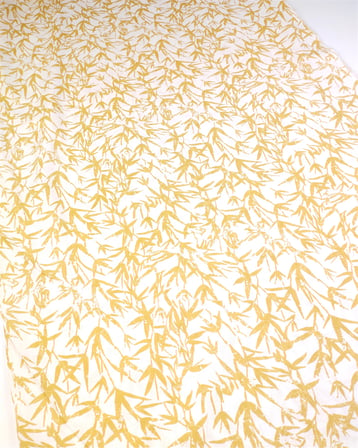 %70 Pamuk %30 Keten Beyaz Üzeri Turuncu Arası Renkte Desenli Dokuma Kumaş Gömleklik & Elbiselik 145x240cm