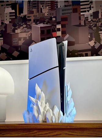 PS5 için Slım Crystal Stand (CD VERSİYON ile uyumlu) PlayStation 5 ile uyumlu 5 Dikey Stand PS5 için Stand Disk versiyon, ER45WERV