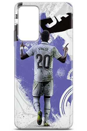 Xiaomi Poco M4 Pro 5G uyumlu Futbol 4 Darbe Emici Vinicius Jr