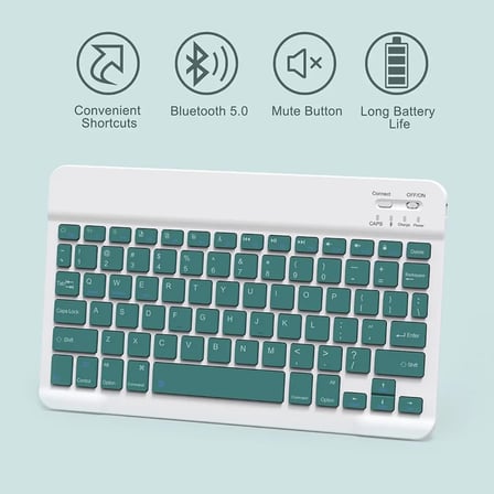 Samsung Galaxy Tab S9 FE Plus/S10 Plus/S9 Plus12,4 inç 12,4 ile Uyumlu Bluetooth Türkçe Q Klavyeli Kılıfı (Tablet Değildir) (Lila)