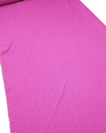 Şeker Pembesi Renkte İnce Yumuşak Bürümcüklü Jarse Kumaş Elbiselik & Bluzluk 140x200cm