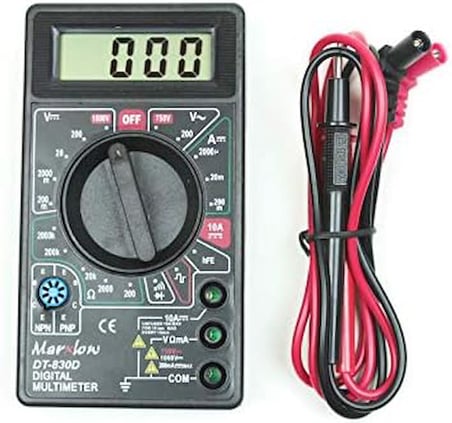 DT-830D Dijital Multimetre(Avometre) - Sarı Ölçü Aleti