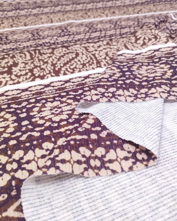 Kahve Mor Haki İnce Yumuşak Bürümcüklü Jarse Kumaş Elbiselik & Bluzluk 150x300cm