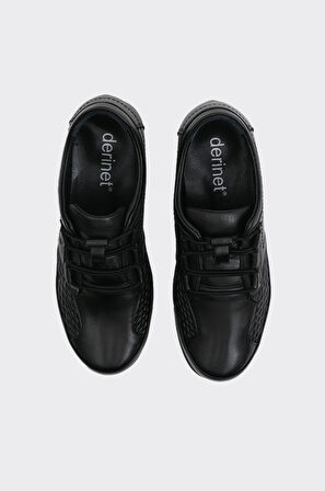 Günlük Hakiki Deri Bağcıklı Kadın Casual Ayakkabı