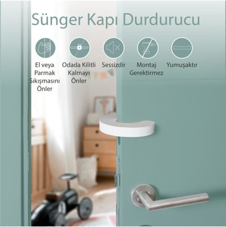6 Paket Sünger Kapı Durdurucu
