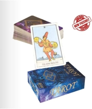 Tarot Kart Seti 78 Kartlı sadece Kart,
