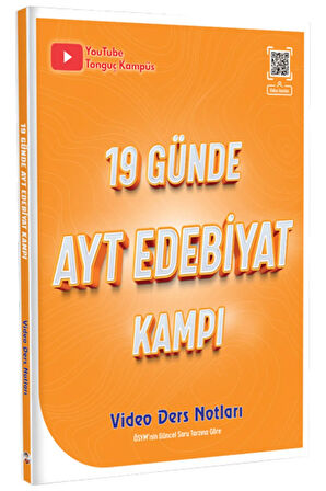 Tonguç Yks Ayt 19 Günde Edebiyat Kampı Video Ders Notları