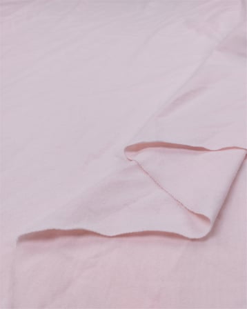 Uçuk Toz Pembe Renkte Esnek Yumuşak Pamuklu Süprem Penye Kumaş Tişörtlük & Elbiselik En: 140cm