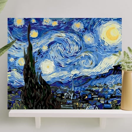 Sayılarla Boyama Tuval Seti Fırça Boya Dahil (Çıtalı) 40x50 CM - Atatürk