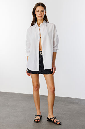 Oversize Basic Kadın Gömlek KADIN-BASIC-GÖMLEK