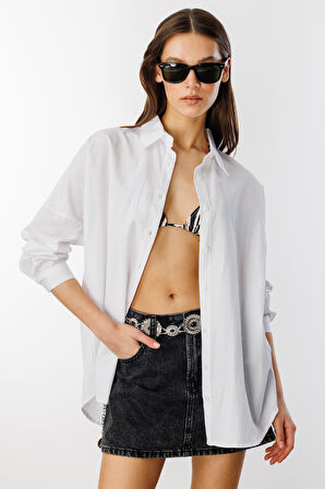 Oversize Basic Kadın Gömlek KADIN-BASIC-GÖMLEK