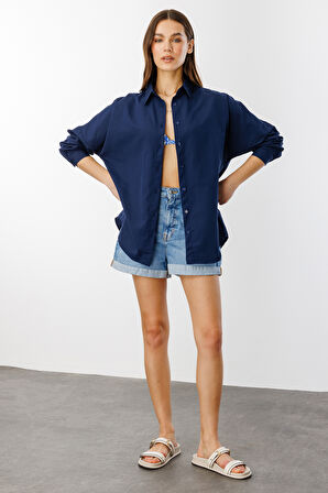 Oversize Basic Kadın Gömlek KADIN-BASIC-GÖMLEK