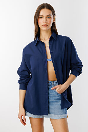 Oversize Basic Kadın Gömlek KADIN-BASIC-GÖMLEK