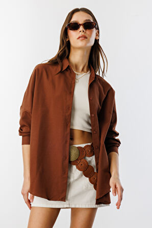 Oversize Basic Kadın Gömlek KADIN-BASIC-GÖMLEK