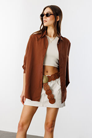 Oversize Basic Kadın Gömlek KADIN-BASIC-GÖMLEK