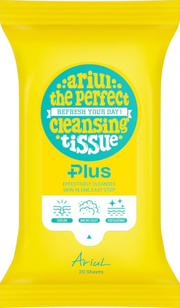Ariul The Perfect Cleansing Tissue Plus - Tek Adımda Cilt ve Makyaj Temizleme Mendili