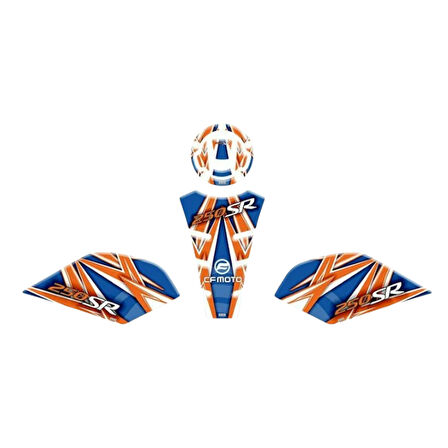 Gogo Tank Pad Set 008 Cf Moto 250 Sr 2020-2024