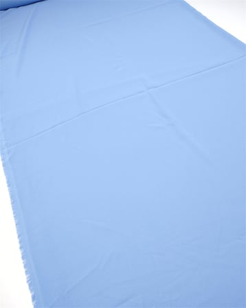 Açık Mavi Renkte 220gr/M2 Dökümlü Yumuşak Suzanna Krep Kumaş Elbiselik & Bluzluk 150x225cm