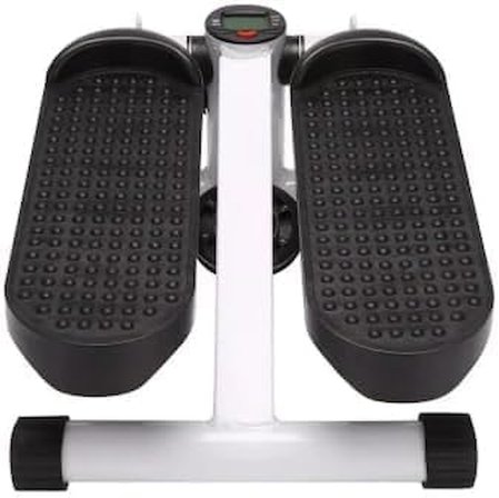 İpli Fitness Stepper Egzersiz Aleti Total Body Twister Crosstep Step Siyah